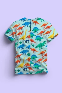 Dinos Printed Cotton T shirt🦖