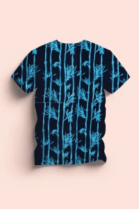 Bamboo Printed Cotton T-shirt🌴