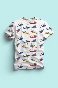 Fly Up Printed Cotton T-shirt✈️