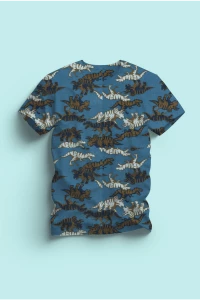 Dino Printed Cotton T-shirt🦕