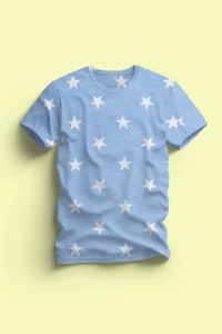 Star Printed Cotton T-shirt🌟