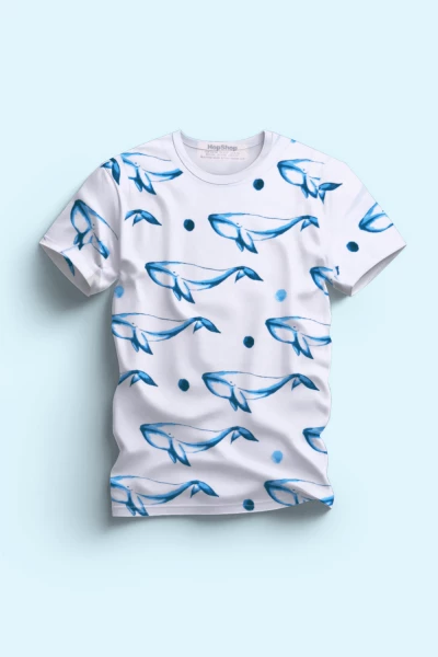 Fish Printed Cotton Set