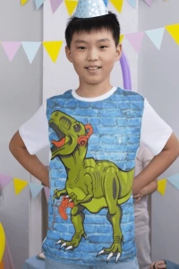 T-Rex Printed Cotton Set 🦕