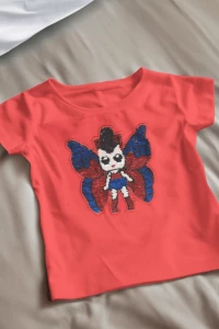 Butterfly Girl Sequence Cotton Top🧚