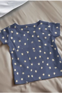 Starry Printed Cotton Top ✨