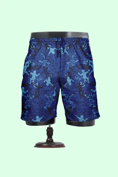 Skate Printed Cotton Shorts