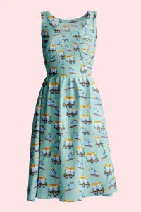 Parrots Printed Cotton Dress🦜