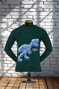 Dino Printed Cotton T-shirt🦖