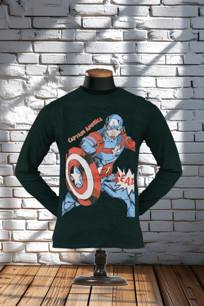 Captain Printed Cotton T-shirt