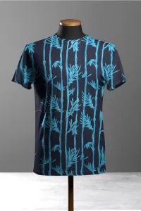 Bamboo Printed Cotton T-shirt🌴