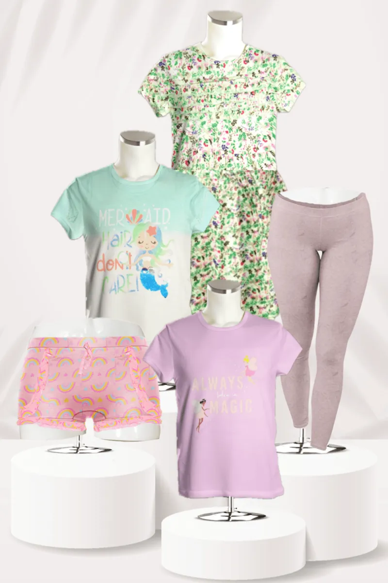 Mermaid Girl Clothing Bundle