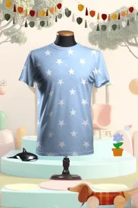 Star Printed Cotton T-shirt🌟