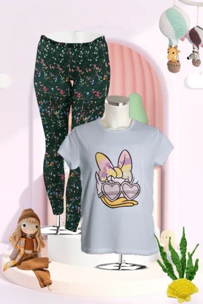 Anime Printed Cotton Set