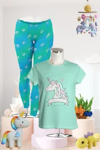 Unicorn Printed Cotton Set🦄